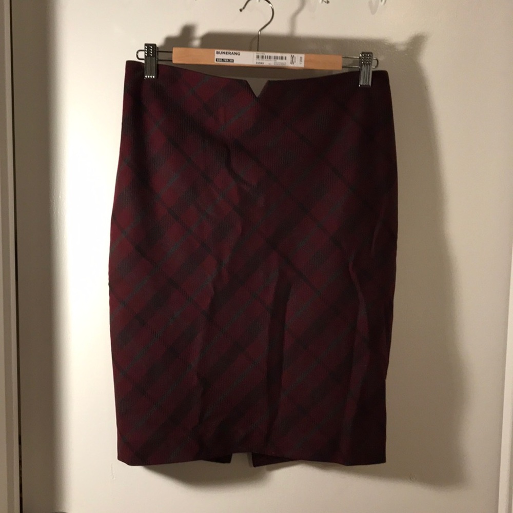 Express plaid skirt
